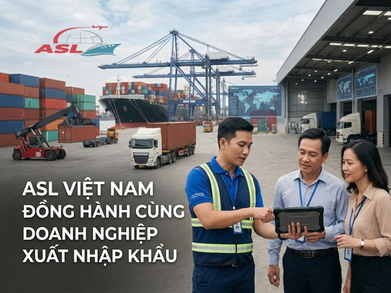 ASL Việt Nam đồng hành cùng doanh nghiệp trong vận tải quốc tế.