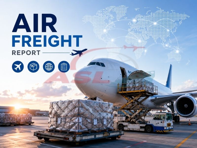 Đánh giá thị trường air freight toàn cầu và xu hướng vận tải hàng không quốc tế năm 2026.
