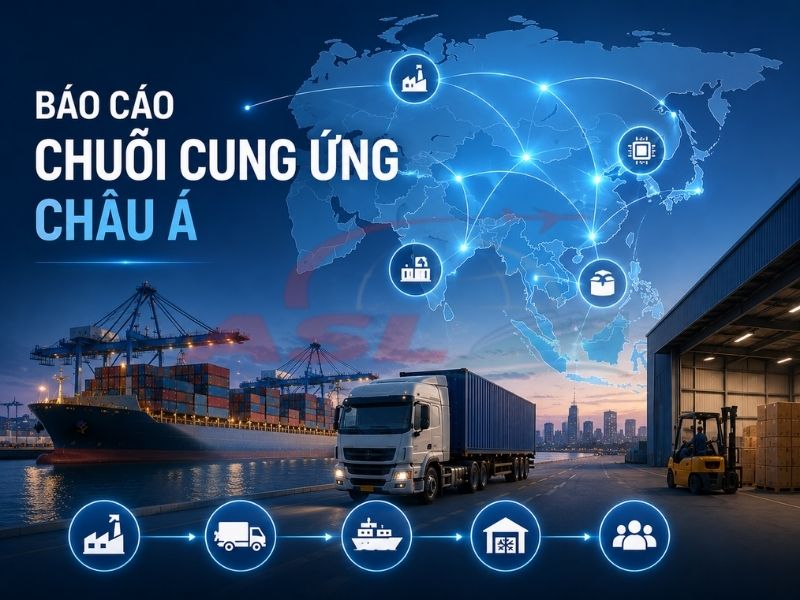 Đánh giá chuỗi cung ứng châu Á và vai trò của Việt Nam trong mạng lưới logistics khu vực.