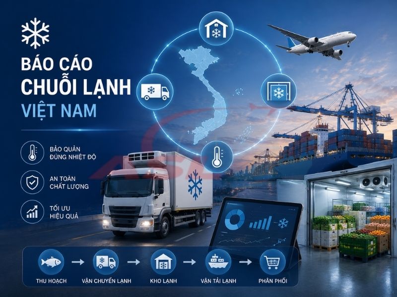 Phân tích thị trường cold chain logistics và nhu cầu vận chuyển lạnh tại Việt Nam năm 2026.
