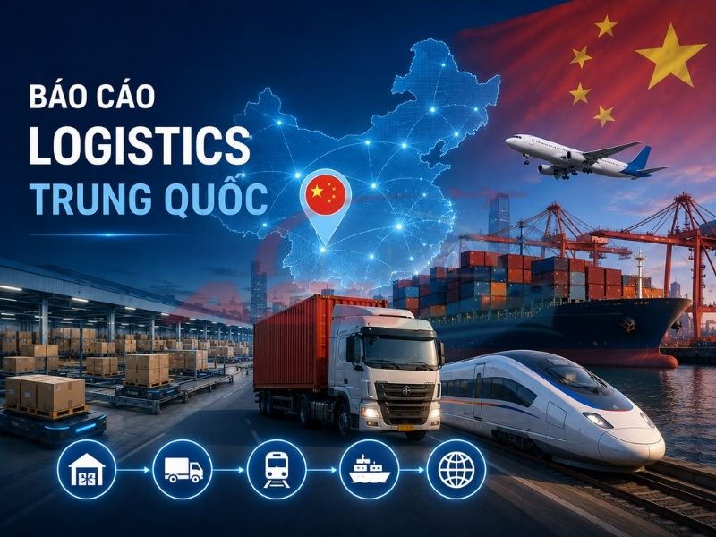 Phân tích thị trường logistics Trung Quốc và tác động đến xuất nhập khẩu Việt Nam năm 2026.