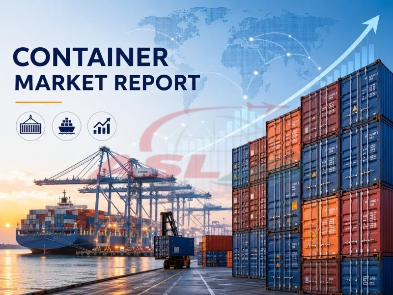 Cập nhật tình hình container toàn cầu, thiếu hụt thiết bị và biến động vận tải quốc tế năm 2026.