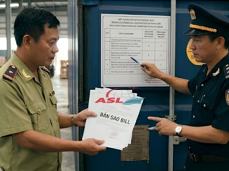 Tình huống thực tế hàng đến cảng nhưng chưa có bill gốc và cách xử lý nhanh chóng.