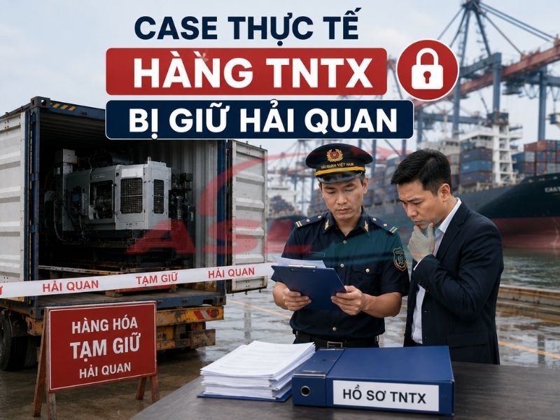 Case thực tế hàng tạm nhập tái xuất bị giữ và kinh nghiệm xử lý từ ASL Việt Nam.