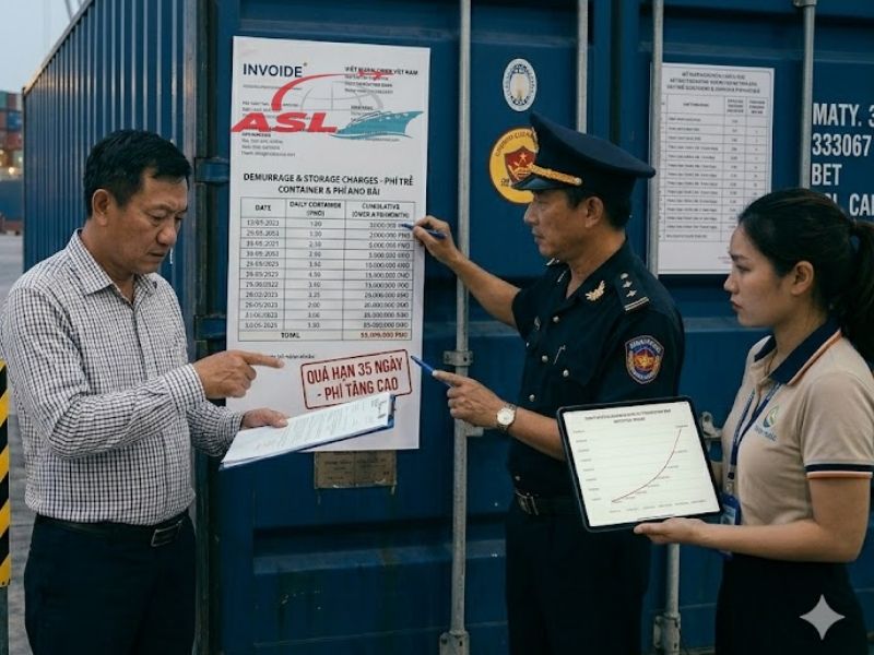 Chia sẻ case phát sinh phí storage và demurrage lớn cùng giải pháp tối ưu logistics.
