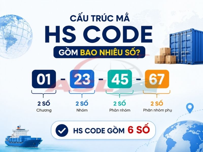 Giải thích cấu trúc mã HS Code và cách đọc mã hàng hóa trong xuất nhập khẩu quốc tế.