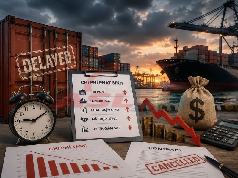 Chậm thông quan có thể làm phát sinh nhiều chi phí logistics và ảnh hưởng lớn đến chuỗi cung ứng doanh nghiệp.