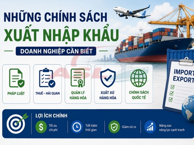 Tổng hợp các chính sách xuất nhập khẩu quan trọng doanh nghiệp cần cập nhật để hạn chế rủi ro pháp lý.
