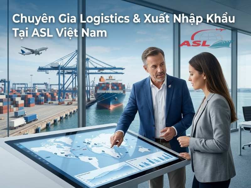 Đội ngũ chuyên gia logistics và xuất nhập khẩu của ASL Việt Nam.