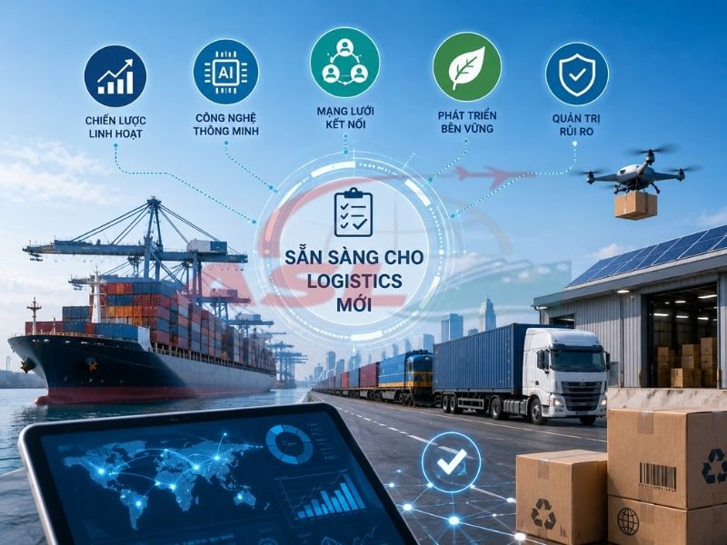 Những thay đổi và xu hướng logistics mới mà doanh nghiệp xuất nhập khẩu cần chuẩn bị.