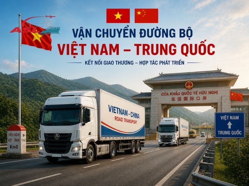 Dịch vụ vận chuyển đường bộ đi Trung Quốc nhanh chóng, hỗ trợ thông quan