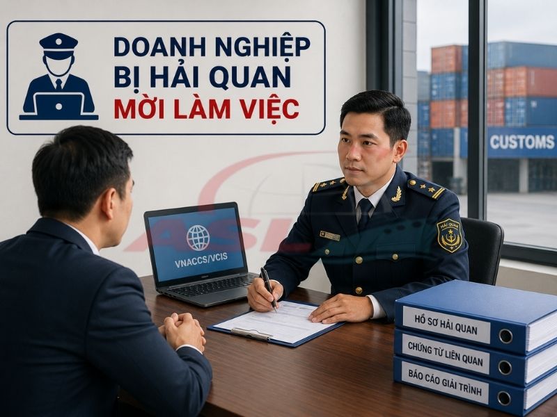 Doanh nghiệp cần xử lý thế nào khi bị hải quan mời làm việc liên quan đến hồ sơ xuất nhập khẩu?