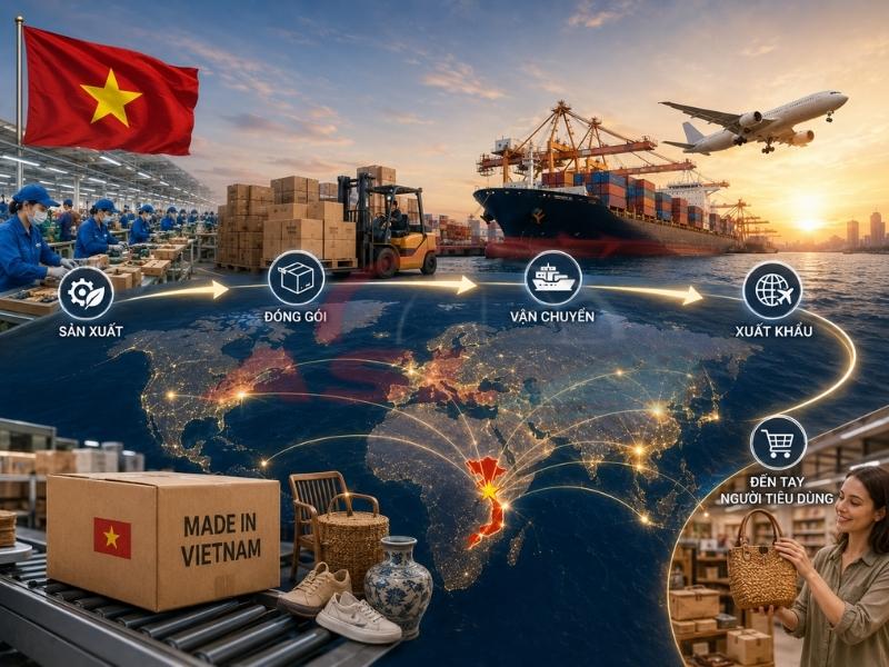 Câu chuyện doanh nghiệp Việt đưa hàng hóa ra thị trường quốc tế và những khó khăn thực tế.