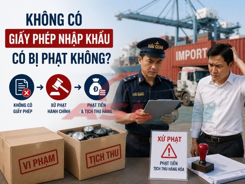 Tìm hiểu mức phạt khi nhập khẩu không có giấy phép và các rủi ro doanh nghiệp cần tránh