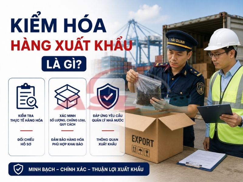Quy trình kiểm hóa hàng xuất khẩu và các lưu ý giúp doanh nghiệp giảm rủi ro phát sinh.
