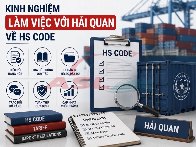Chia sẻ kinh nghiệm làm việc với hải quan khi có tranh chấp liên quan đến HS Code.