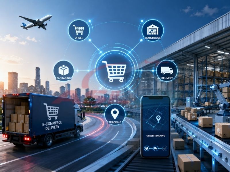Xu hướng logistics thương mại điện tử xuyên biên giới đang thay đổi mạnh trong năm 2026.