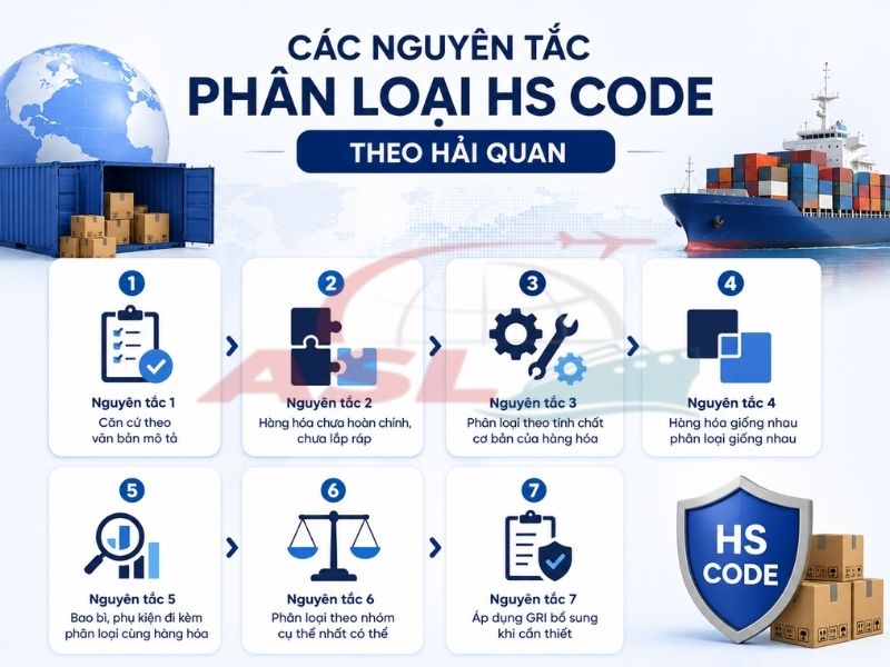 Tìm hiểu các nguyên tắc phân loại HS Code theo quy định hải quan mới nhất hiện nay