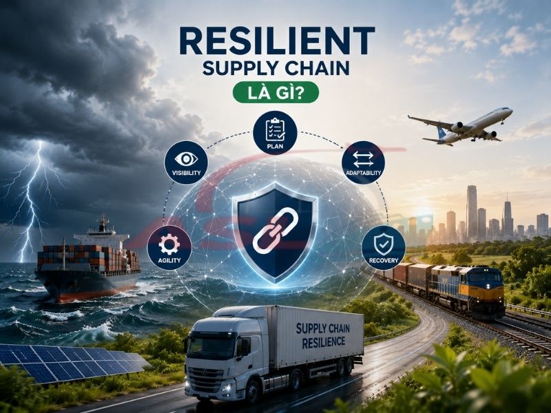 Chuỗi cung ứng linh hoạt giúp doanh nghiệp giảm rủi ro logistics và thích nghi với biến động toàn cầu.
