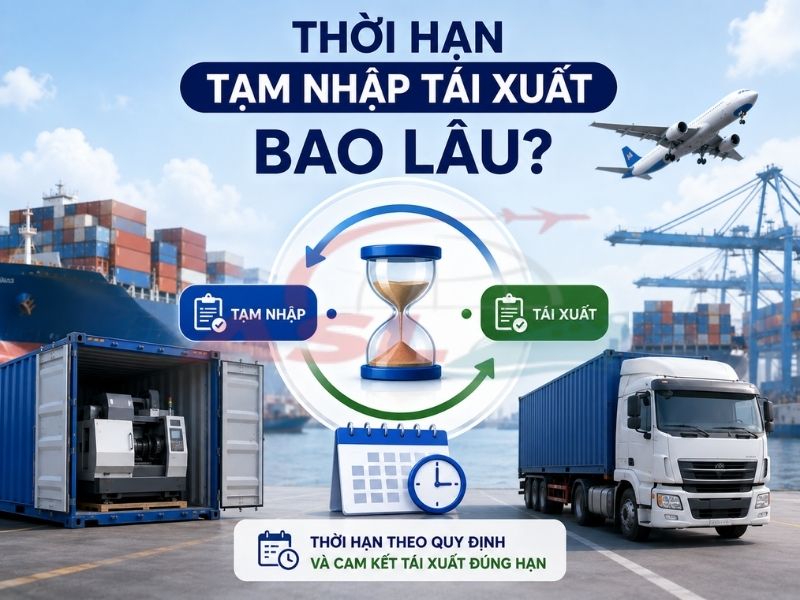 Quy định về thời hạn tạm nhập tái xuất và các rủi ro doanh nghiệp cần lưu ý khi quá hạn.