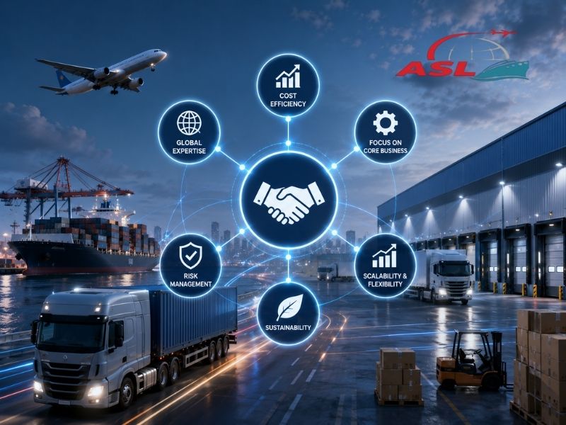 Tìm hiểu xu hướng thuê ngoài logistics và dịch vụ 3PL, 4PL trong chuỗi cung ứng hiện đại.