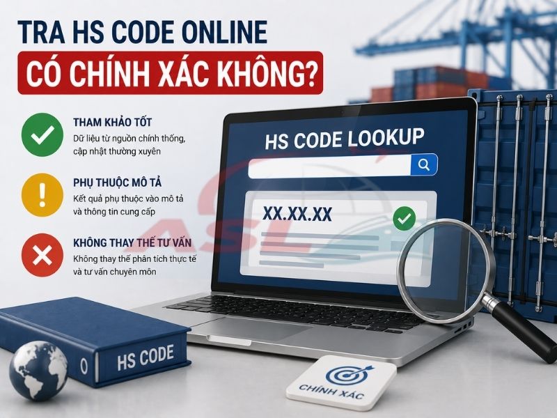 Đánh giá độ chính xác của các công cụ tra HS Code online và lưu ý cho doanh nghiệp.