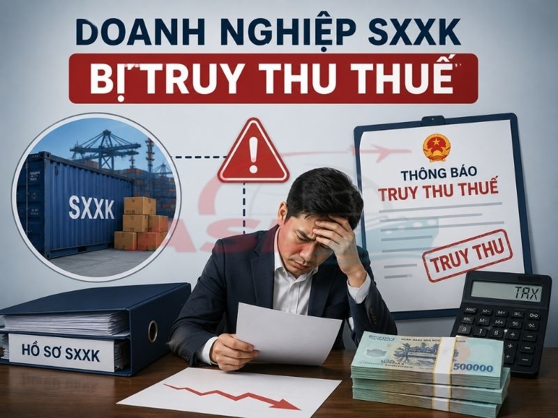 Những nguyên nhân khiến doanh nghiệp sản xuất xuất khẩu bị truy thu thuế và xử phạt hải quan.